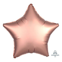 Anagram 19 inch STAR - SATIN LUXE ROSE COPPER Foil Balloon 36826-02-A-U