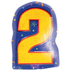 Anagram 20 inch NUMBER 2 - MULTI-COLOR Foil Balloon 12667-01-A-P