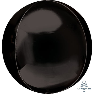 Anagram 21 inch JUMBO ORBZ - BLACK (3 PK) Foil Balloon 40796-99-A-U