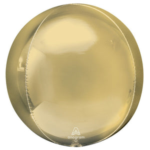 Anagram 21 inch JUMBO ORBZ - WHITE GOLD (3 PK) Foil Balloon 44916-99-A-P