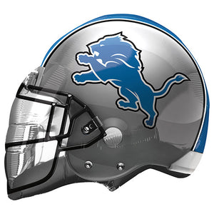 detroit lions balloon bouquet, football balloons,sports mylar balloon