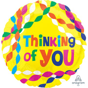 Anagram 21 inch THINKING OF YOU COLORBLAST Foil Balloon 34587-01-A-P