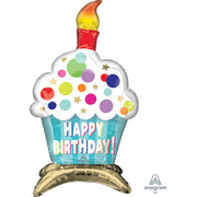Anagram 24 inch CUPCAKE (AIR-FILL ONLY) Foil Balloon 42538-01-A-P