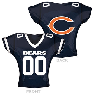 Anagram 24 inch NFL CHICAGO BEARS FOOTBALL JERSEY Foil Balloon 26164-01-A-P