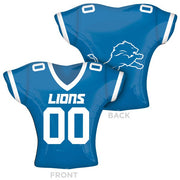 Anagram 24 inch NFL DETROIT LIONS FOOTBALL JERSEY Foil Balloon 26165-01-A-P