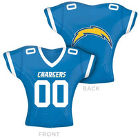 Anagram 24 inch NFL LOS ANGELES CHARGERS FOOTBALL JERSEY Foil Balloon 26189-01-A-P
