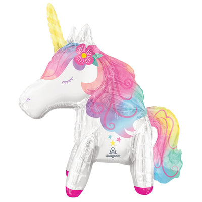 Anagram 25 inch ENCHANTED UNICORN MULTI-BALLOON (AIR-FILL ONLY) Foil Balloon 43083-01-A-P