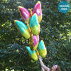 Anagram 25 inch MINT & YELLOW BUTTERFLY Foil Balloon 42790-01-A-P
