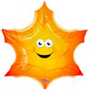 Anagram 25 inch SMILEY MAPLE LEAF Foil Balloon 10229-02-A-U