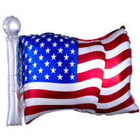 Anagram 27 inch AMERICAN FLAG Foil Balloon 06872-01-A-P