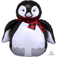 Anagram 28 inch COZY HOLIDAY PENGUIN Foil Balloon 38995-01-A-P
