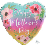 Anagram 28 inch FLOWERS & OMBRE MOTHER'S DAY Foil Balloon 40857-01-A-P