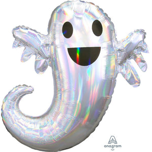 Anagram 28 inch IRIDESCENT GHOST Foil Balloon 39986-01-A-P