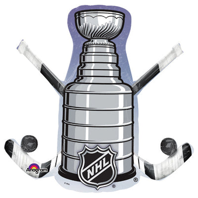 Anagram 29 inch NHL HOCKEY STANLEY CUP STICK & PUCK Foil Balloon 31652-01-A-P