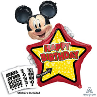Anagram 30 inch MICKEY MOUSE FOREVER PERSONALIZED Foil Balloon 40700-01-A-P