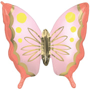 Anagram 30 inch SOULFUL BLOSSOMS BUTTERFLY Foil Balloon 45626-01-A-P