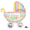 Anagram 31 inch BABY BRIGHTS CARRIAGE Foil Balloon 31588-02-A-U