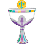 Anagram 31 inch COMMUNION CUP Foil Balloon 30364-01-A-P