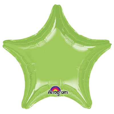 Anagram 32 inch STAR - LIME Foil Balloon 16415-99-A-U