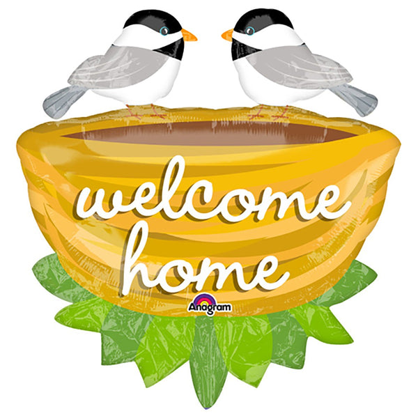 Anagram 32 inch WELCOME HOME NEST Foil Balloon 33677-02-A-U