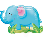 Anagram 33 inch JUNGLE PARTY ELEPHANT Foil Balloon