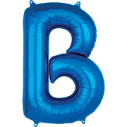 Anagram 34 inch LETTER B - ANAGRAM - BLUE Foil Balloon 35403-01-A-P
