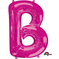 Anagram 34 inch LETTER B - ANAGRAM - PINK Foil Balloon 35404-01-A-P