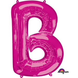 Anagram 34 inch LETTER B - ANAGRAM - PINK Foil Balloon 35404-01-A-P