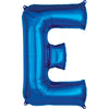 Anagram 34 inch LETTER E - ANAGRAM - BLUE Foil Balloon 35409-01-A-P