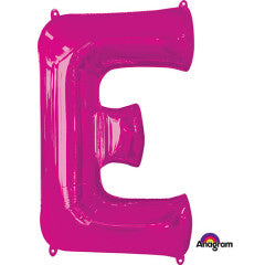 Anagram 34 inch LETTER E - ANAGRAM - PINK Foil Balloon 35410-01-A-P