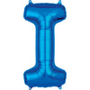 Anagram 34 inch LETTER I - ANAGRAM - BLUE Foil Balloon 35417-01-A-P