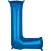 Anagram 34 inch LETTER L - ANAGRAM - BLUE Foil Balloon 35423-01-A-P