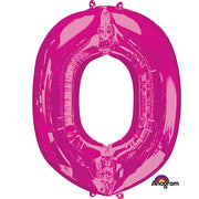 Anagram 34 inch LETTER O - ANAGRAM - PINK Foil Balloon 35430-01-A-P
