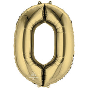 Anagram 34 inch LETTER O - ANAGRAM - WHITE GOLD Foil Balloon 44653-01-A-P