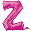 Anagram 34 inch LETTER Z - ANAGRAM - PINK Foil Balloon 35452-01-A-P
