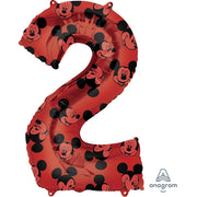 Anagram 34 inch MICKEY MOUSE FOREVER NUMBER 2 Foil Balloon 39881-01-A-P