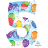 Anagram 34 inch NUMBER 5 - ANAGRAM - BALLOONS & STREAMERS Foil Balloon 28253-01-A-P