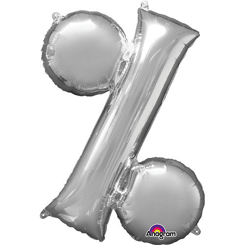 Anagram 34 inch SYMBOL ? - ANAGRAM - SILVER Foil Balloon 33007-01-A-P