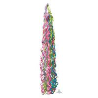 Anagram 34 inch TWIRLZ TISSUE BALLOON TAIL - JEWEL TONE COLORS Ribbon/ String 82311-A