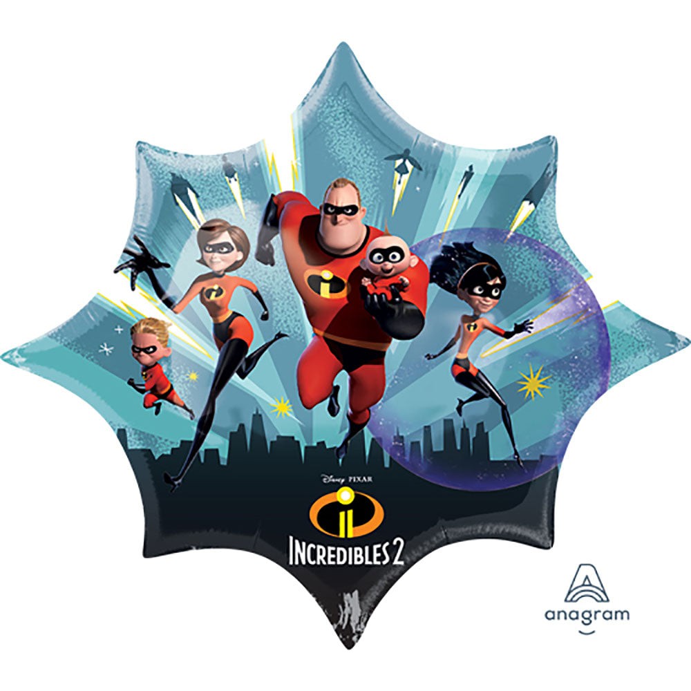 Anagram 35 inch INCREDIBLES 2 Foil Balloon 37134-01-A-P
