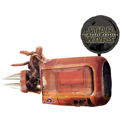 Anagram 35 inch STAR WARS THE FORCE AWAKENS LAND CRUISER SUPERSHAPE Foil Balloon 31622-01-A-P