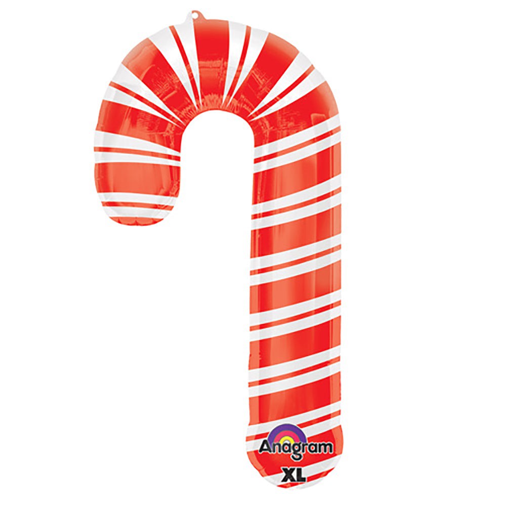 Anagram 37 inch HOLIDAY CANDY CANE Foil Balloon 30028-01-A-P