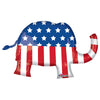 Anagram 40 inch ELECTION ELEPHANT Foil Balloon 32648-01-A-P