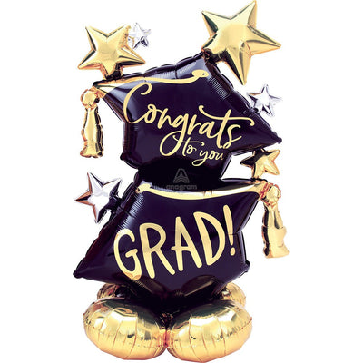 Anagram 51 inch CONGRATS TO YOU GRAD AIRLOONZ Foil Balloon 42257-11-A-P