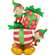 Anagram 53 inch CHRISTMAS ELVES AIRLOONZ Foil Balloon 42953-11-A-P
