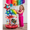Anagram 55 inch STACKED BIRTHDAY ICONS AIRLOONZ Foil Balloon 42450-11-A-P
