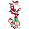 Anagram 63 inch CHRISTMAS CHARACTERS STACKER Foil Balloon 36346-01-A-P