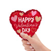 Anagram 9 inch CRAFTY HAPPY VALENTINE'S DAY MINI SHAPE (AIR-FILL ONLY) Foil Balloon 43679-09-A-U