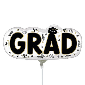 Anagram GRAD SKETCHED IMPRESSIONS MINI SHAPE (AIR FILL ONLY) Foil Balloon 45503-02-A-U