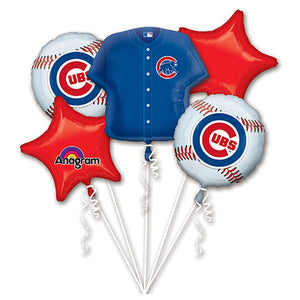 Anagram MLB CHICAGO CUBS BOUQUET Balloon Bouquet 32040-01-A-P